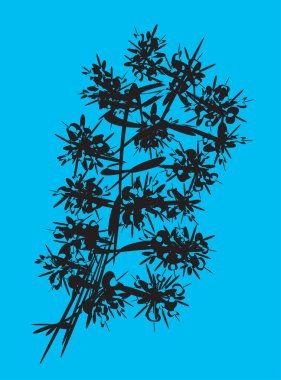 soyut çiçek vektör arkaplanı