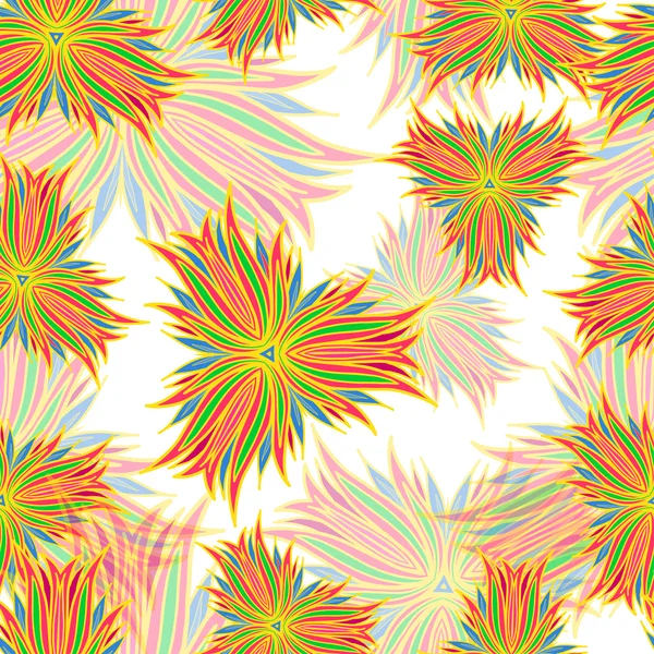 Elegante patrón floral sin costura . — Vector de stock