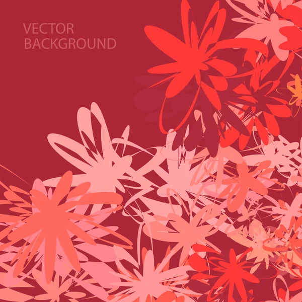 Květinové bezešvé pozadí — Stockový vektor