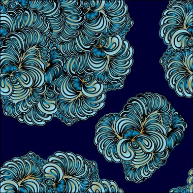 Soyut dikişsiz çiçek desenli arkaplan