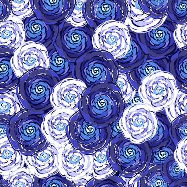 Soyut dikişsiz çiçek desenli arkaplan