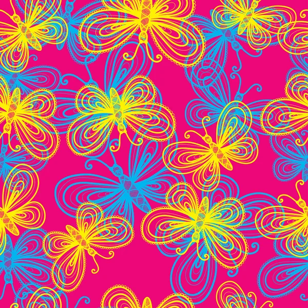 Abstract seamless floral  pattern background — Stock Vector