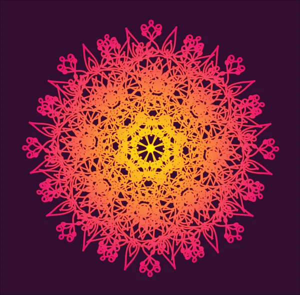 Mandala naadloze patroon achtergrond — Stockvector