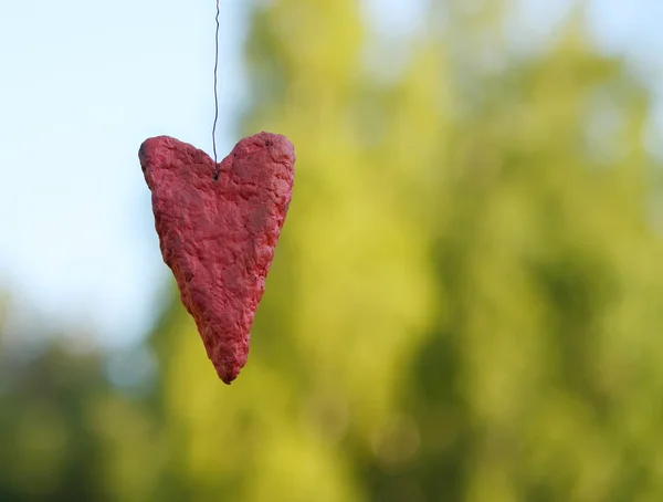 Lindo corazón hecho a mano — Foto de Stock