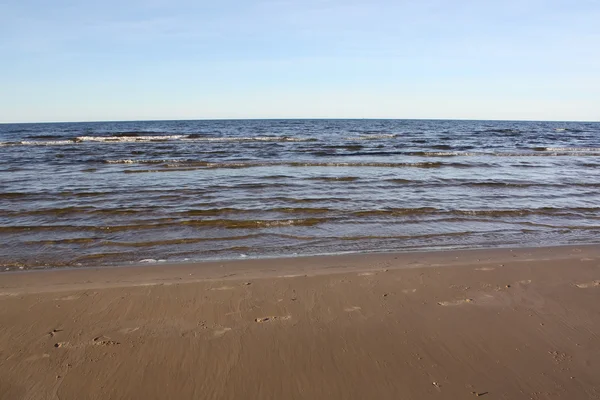 Paesaggio acquatico del Mar Baltico a Jurmala in Lettonia . — Foto Stock