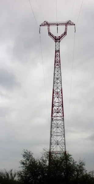 Transmission high voltage  tower — Zdjęcie stockowe