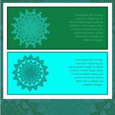 Sorunsuz arka plan dekoratif afişler