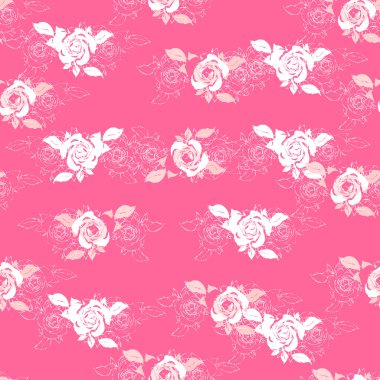 Soyut çiçek desenleri..