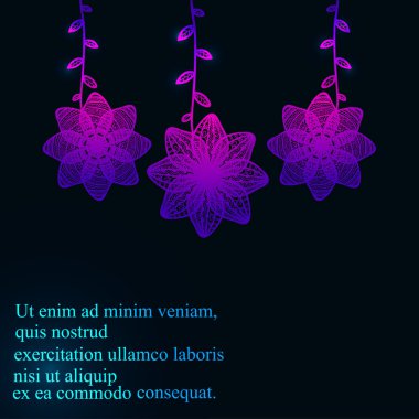 Süs çiçek tasarım.