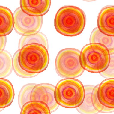 Suluboya elemanları ile sorunsuz arka plan.