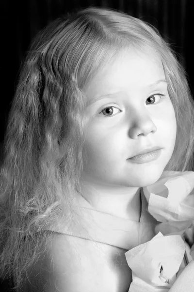 Little blond girl — Stock Photo, Image