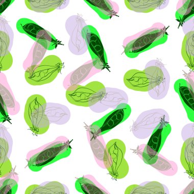 Yeşil bezelye ile arka plan