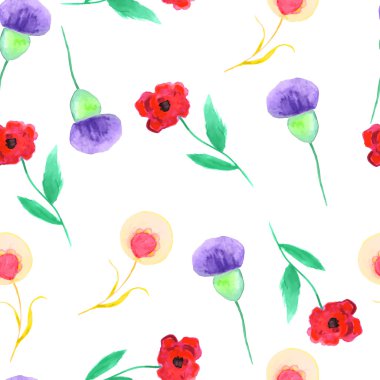 Soyut, dikişsiz çiçek arkaplanı.