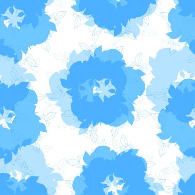 Soyut, dikişsiz çiçek arkaplanı.