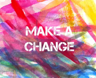 Sulu Boya renkli arka plan