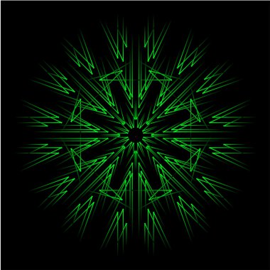 Yıldız, mandala süs arka plan