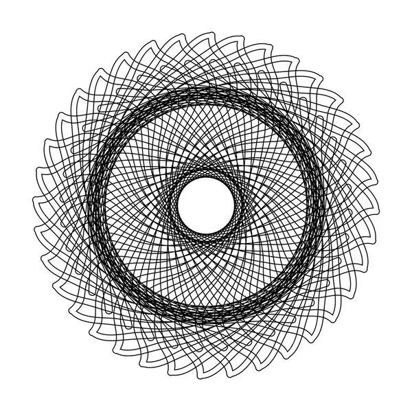 Decoratieve sieraad cirkel — Stockvector