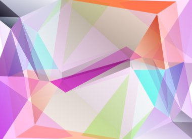 Soyut çokgen arkaplan