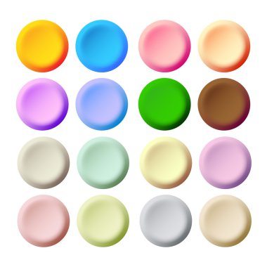 renkli düğmeleri topluluğu.