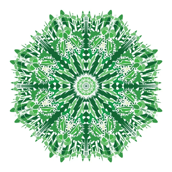 Mandala floral decorativa — Vector de stock