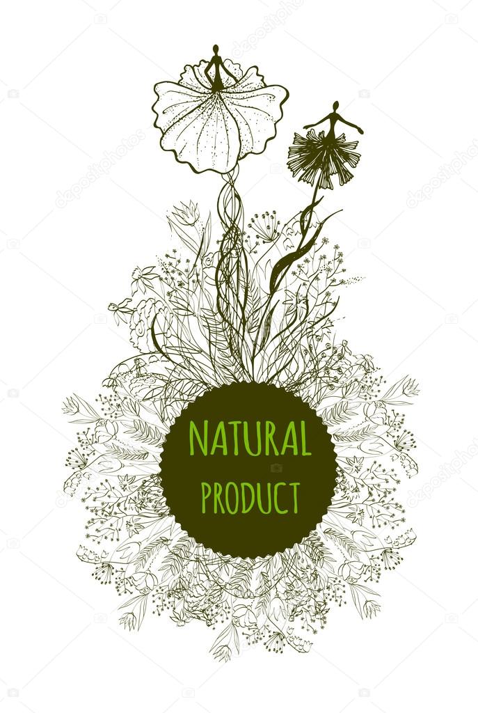 natural products label