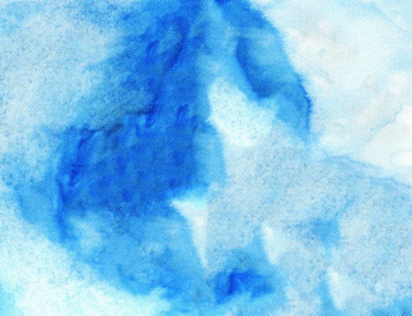 Fundo aquarela azul. — Fotografia de Stock