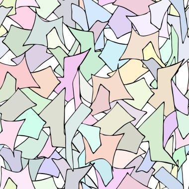 Geometrik şekillerin soyut çok renkli desenleri. Vektör çokgen dokusu.