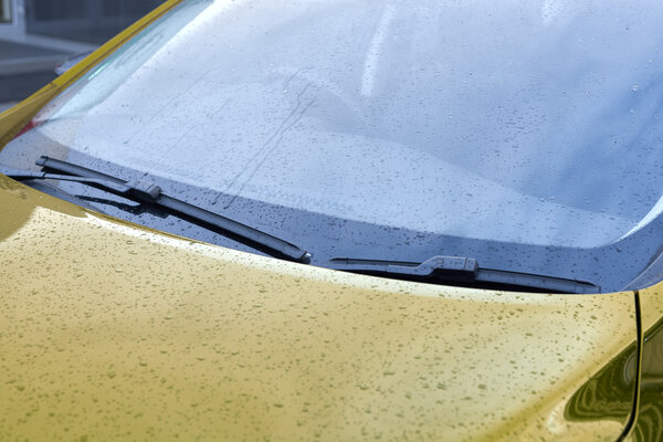 a green car wipers