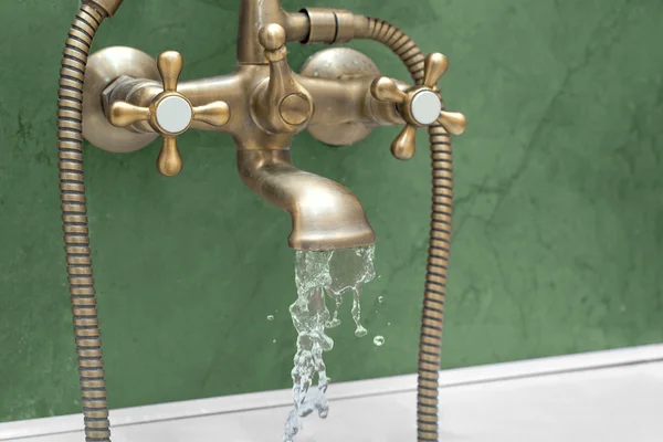 Wash basin made of bronze — Stock Photo, Image