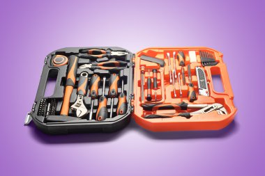 araç kutusu beyaz arkaplanda izole edildi