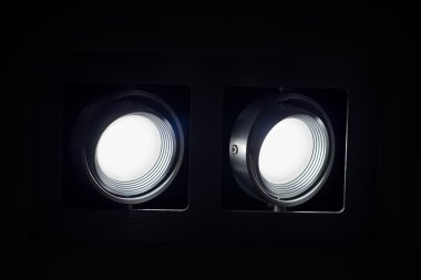 Modern siyah metal lamba lamba gölge