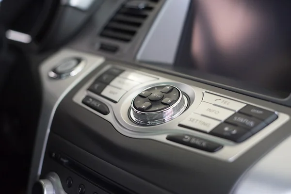 Aracın konsolu paneli — Stok fotoğraf
