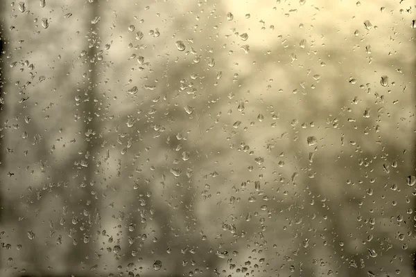 Raindrops on window — Stock Photo, Image