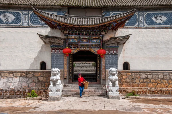 Templo principal de Yunnan Dali Hongshan — Foto de Stock