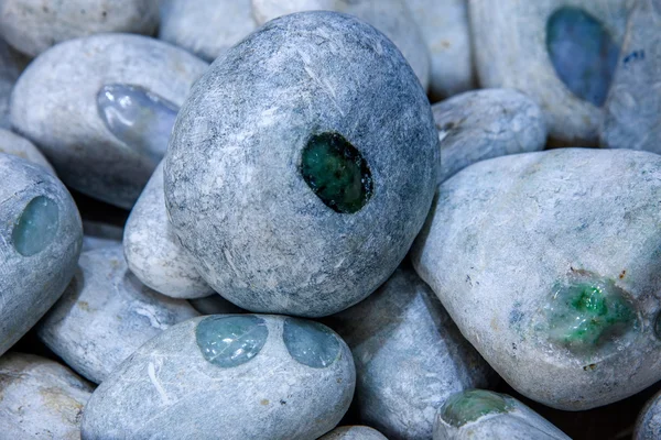 Gambling heap Lijiang, Yunnan Shuhe jade shop — Stock Photo, Image