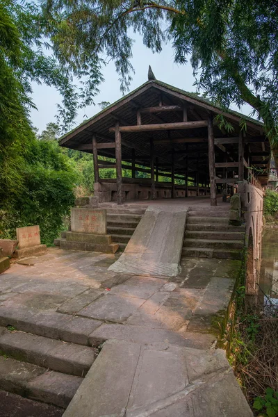 Huaying Ancient River Bridges----ster Northbound Bridge — Stockfoto