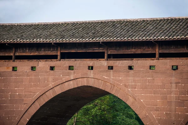 Huaying Fluss alte Brücken ---- Stern — Stockfoto