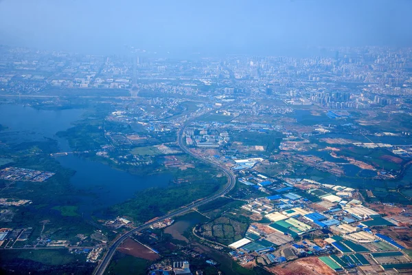 Дном перевезення Haikou міста маршрутом від Чунцин Haikou — стокове фото