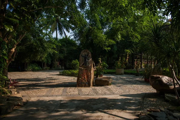 Hainan Xinglong sur tropical selva tropical tour lounge — Foto de Stock