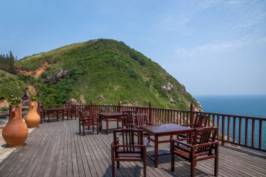 Sınır Adası Lingshui görünümü Hai Ting Restoran
