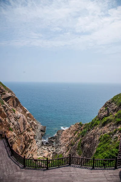 Grens eiland Lingshui Canyon weergave Hai-Ting — Stockfoto