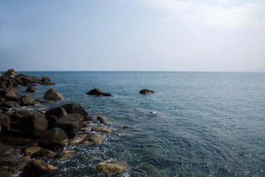 Sınır Adası Lingshui kıyı manzara