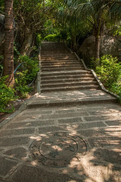 Boundary Island Lingshui coconut trail — Stock Photo, Image