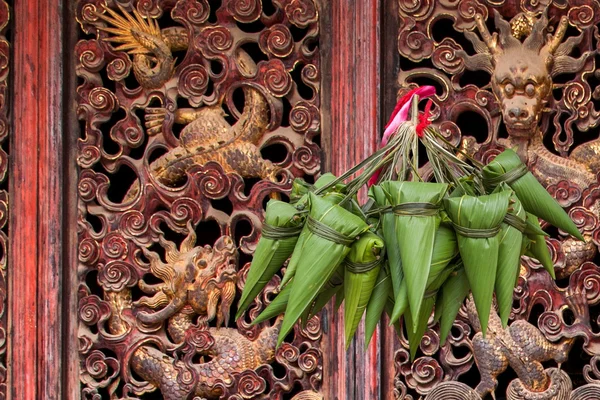 Chongqing Tongliang woonplaats wijk snacks---knoedels — Stockfoto