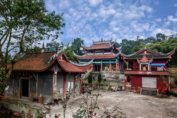 Mål Longxing (Zhu Yang tempel) sjukhus — Stockfoto