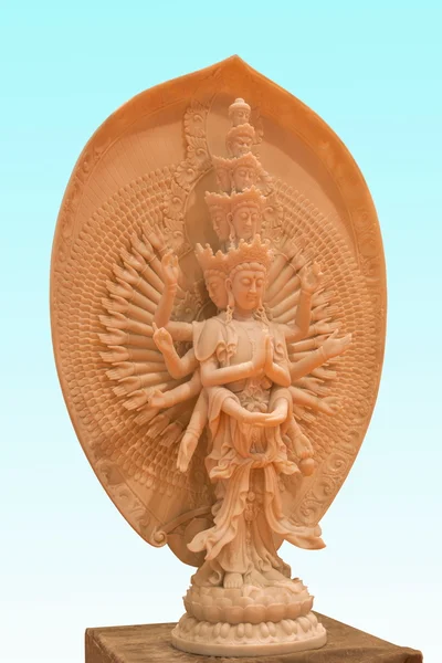 Jade Avalokitesvara Bodhisattva — Stockfoto