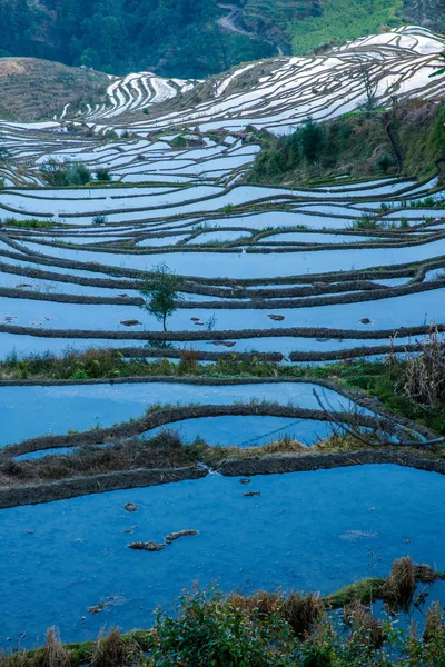 Yuanjiang slib řadové vesnice — Stock fotografie