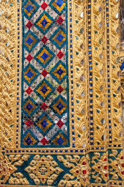 Bangkok, Tayland Grand Palace Wat Phra Kaew türbeleri