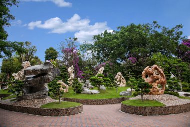 Pattaya, Tayland Bahçe fosiller milyonlarca yıl