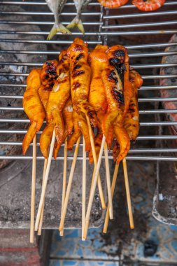 Pattaya Adası Sands ızgara deniz ürünleri